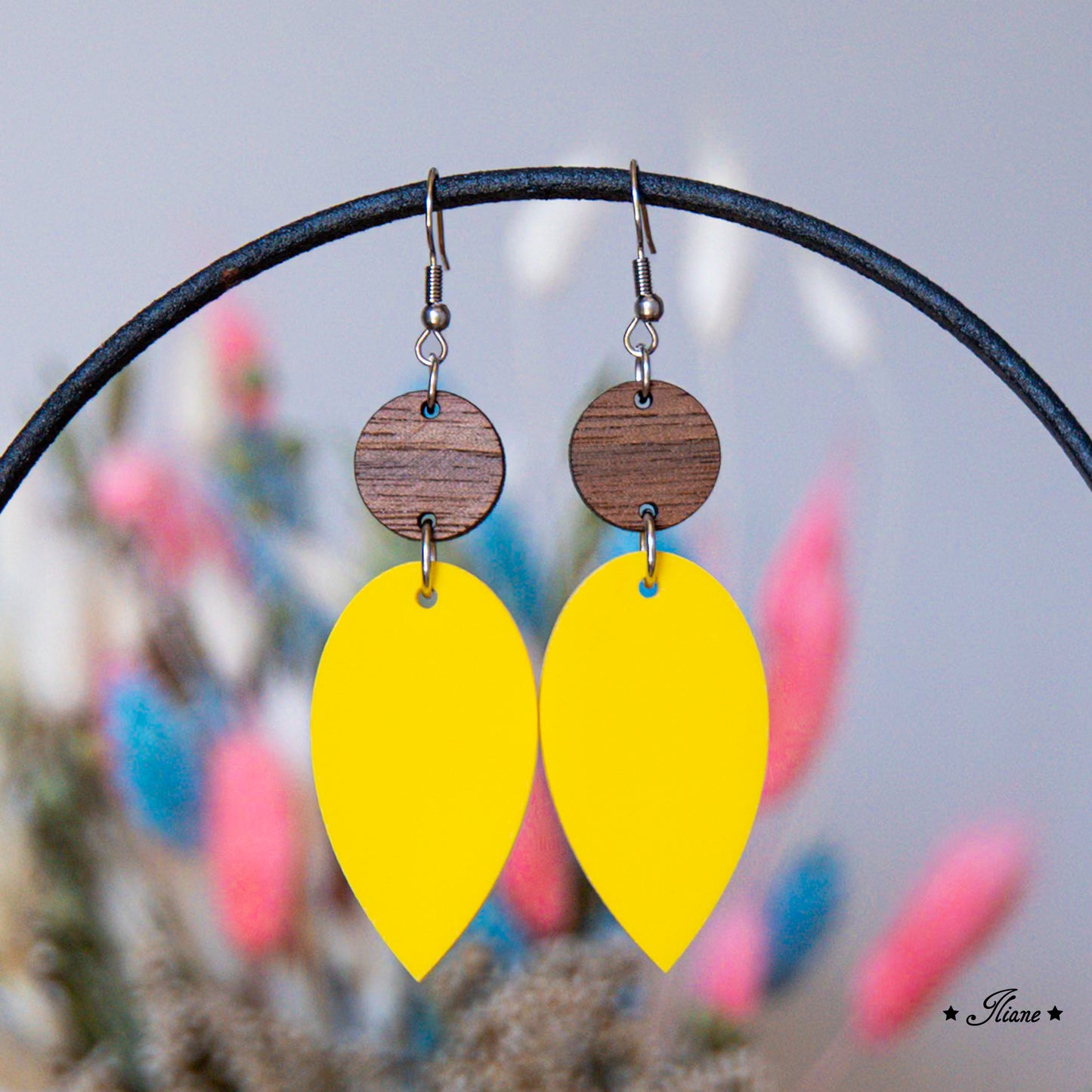 Essential Collection - Bright Yellow - Acryl-Ohrringe