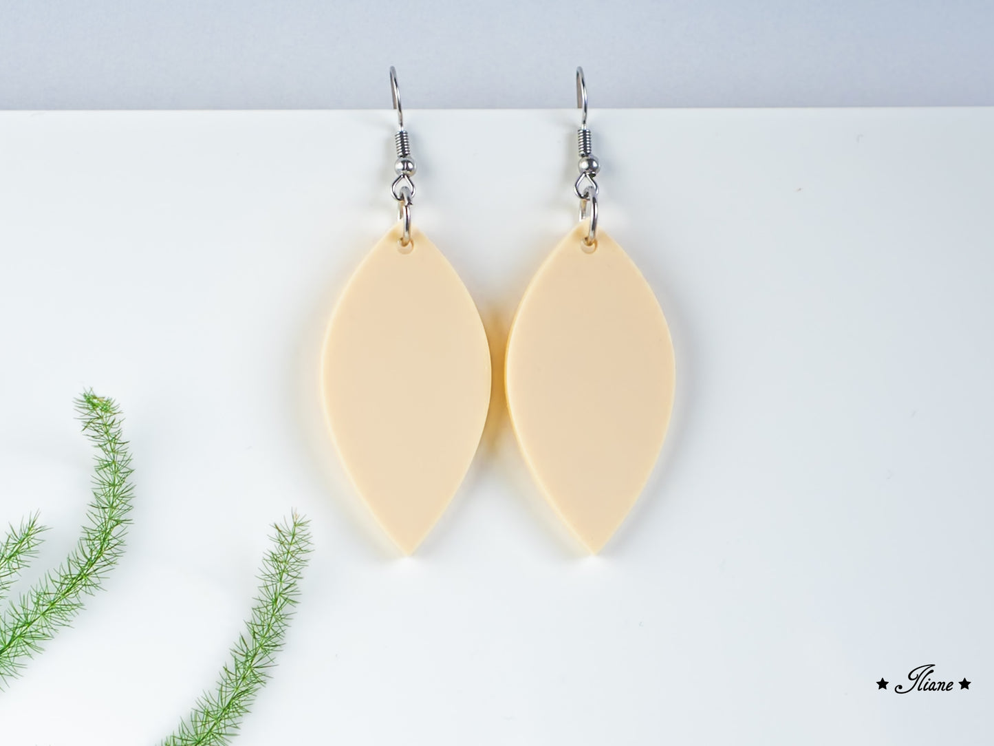 Pastel Collection - Peach Chiffon - Acryl-Ohrringe