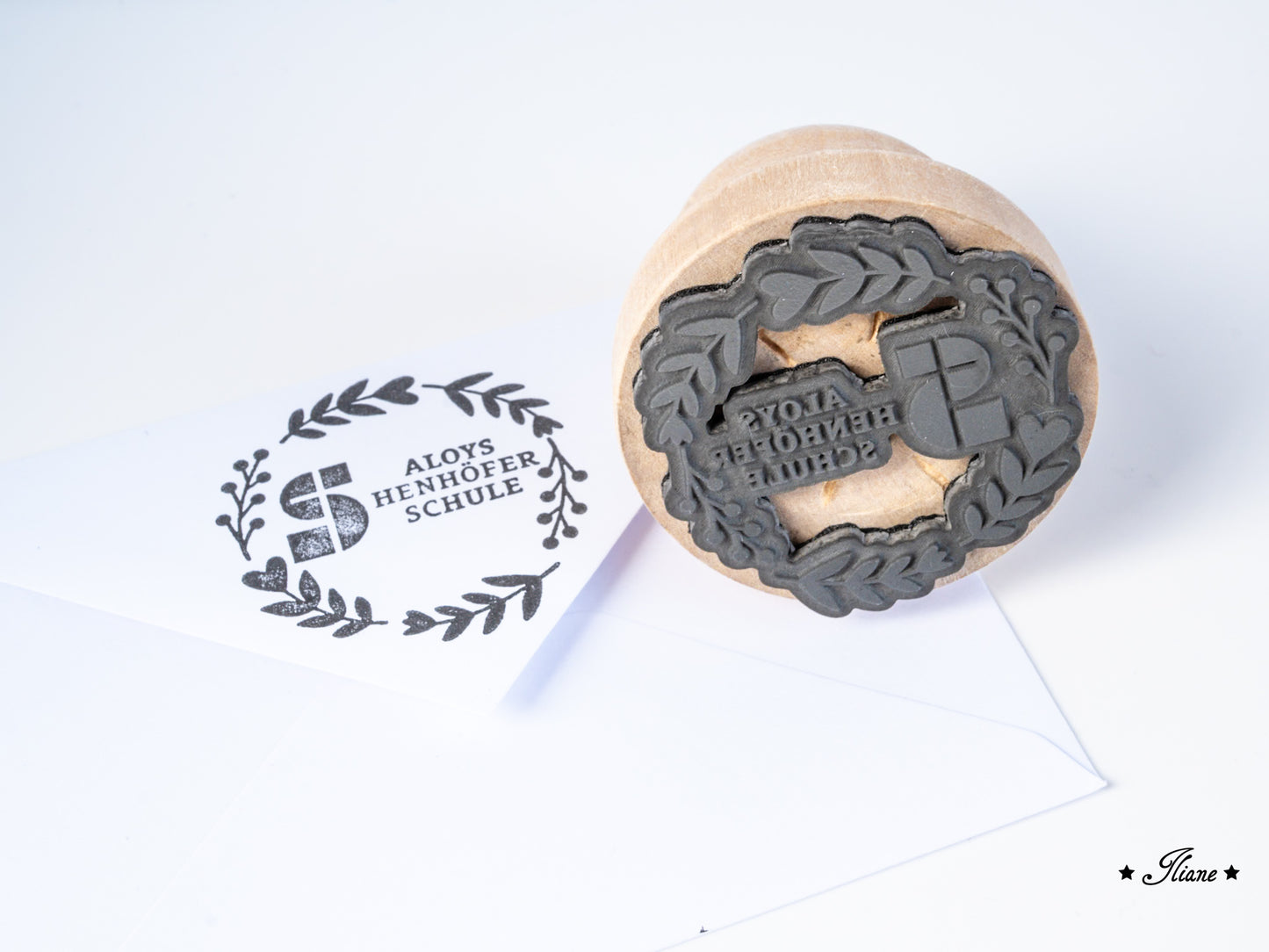 Persönlicher Stempel - Dein individuelles Motiv - groß - rund