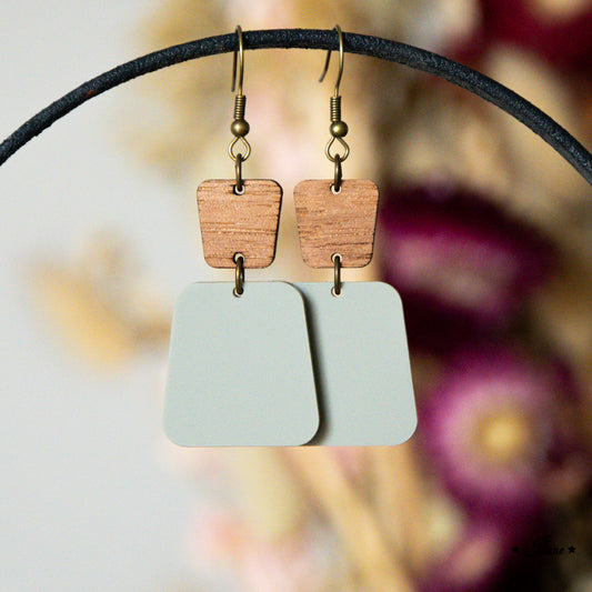 Earth Toned Collection - Slate - Acryl-Ohrringe