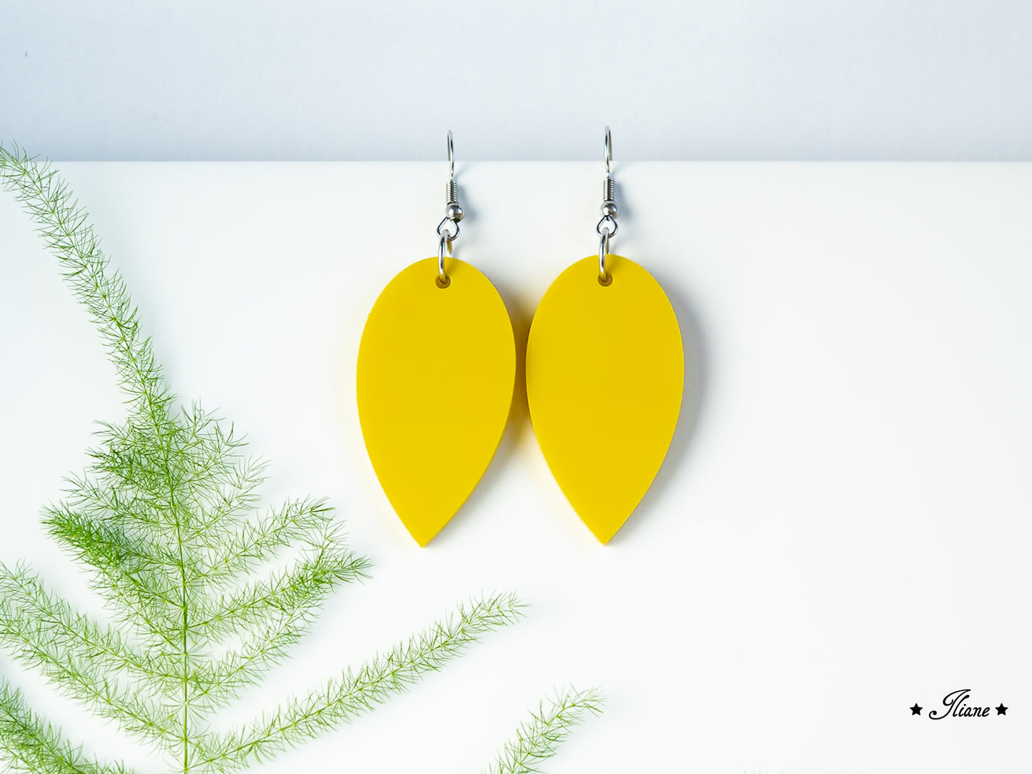 Essential Collection - Bright Yellow - Acryl-Ohrringe