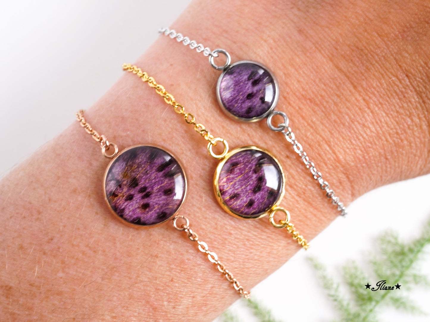 Dein Wunsch - Armband Edelstahl silber, gold oder roségold