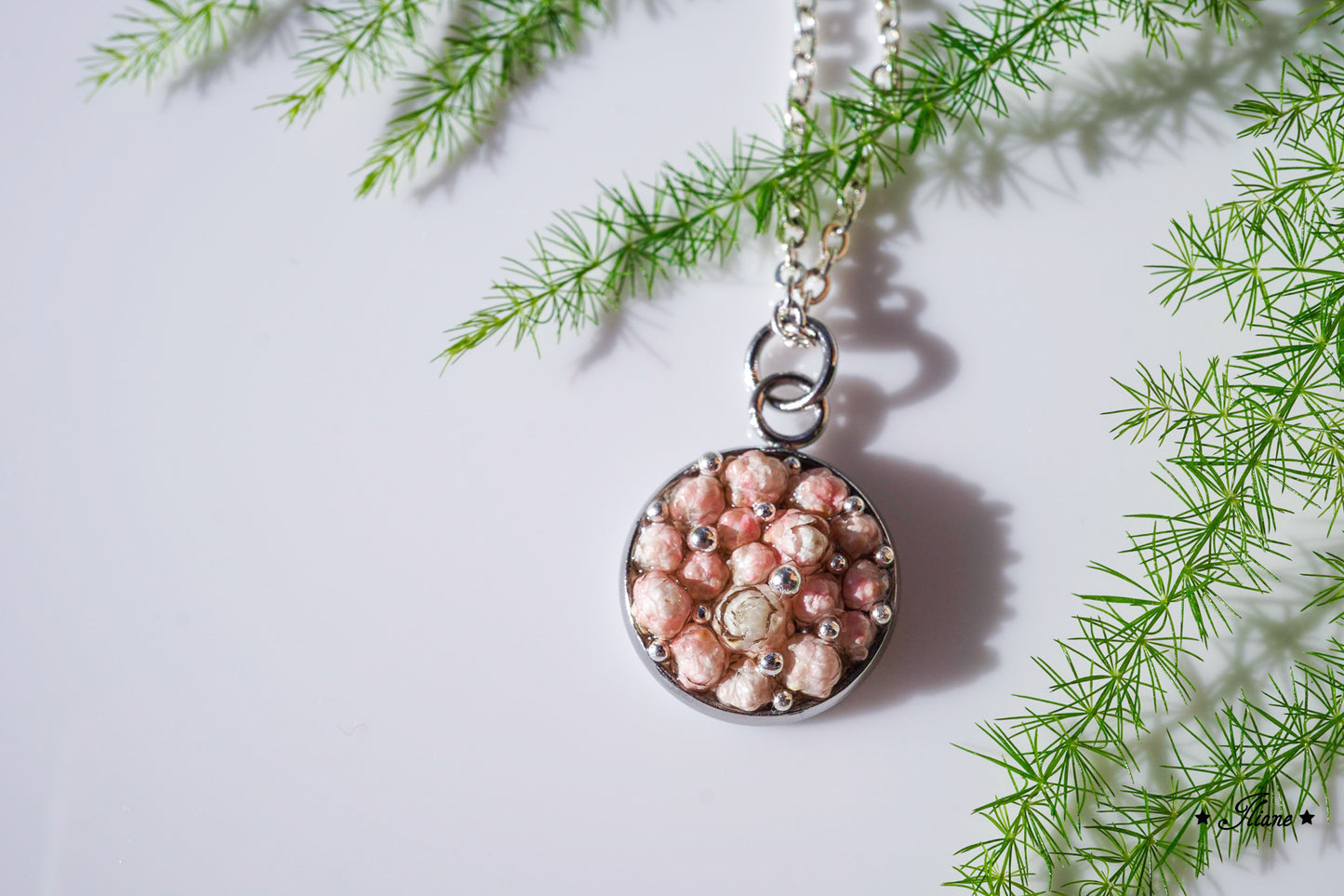 Reisblumen - Edelstahl silber, gold oder roségold 0309