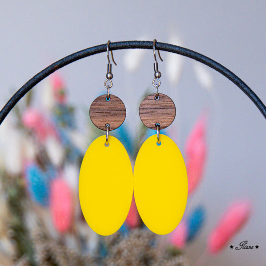Essential Collection - Yellow - Acryl-Ohrringe