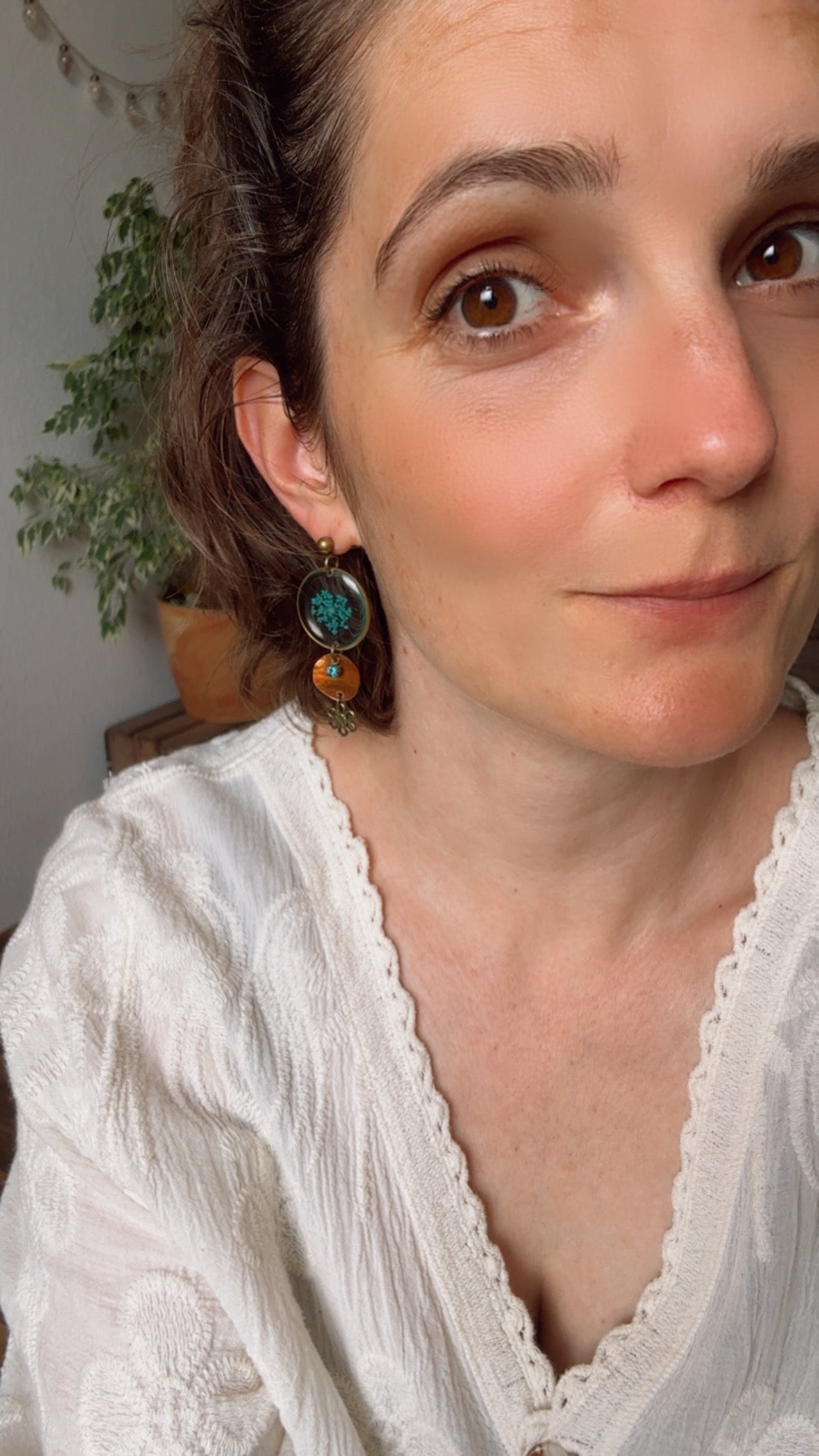 Opaline - Mismatched Ohrringe antik bronze