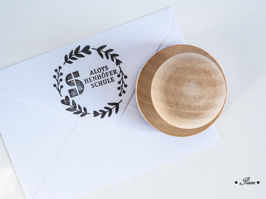 Persönlicher Stempel - Dein individuelles Motiv - groß - rund