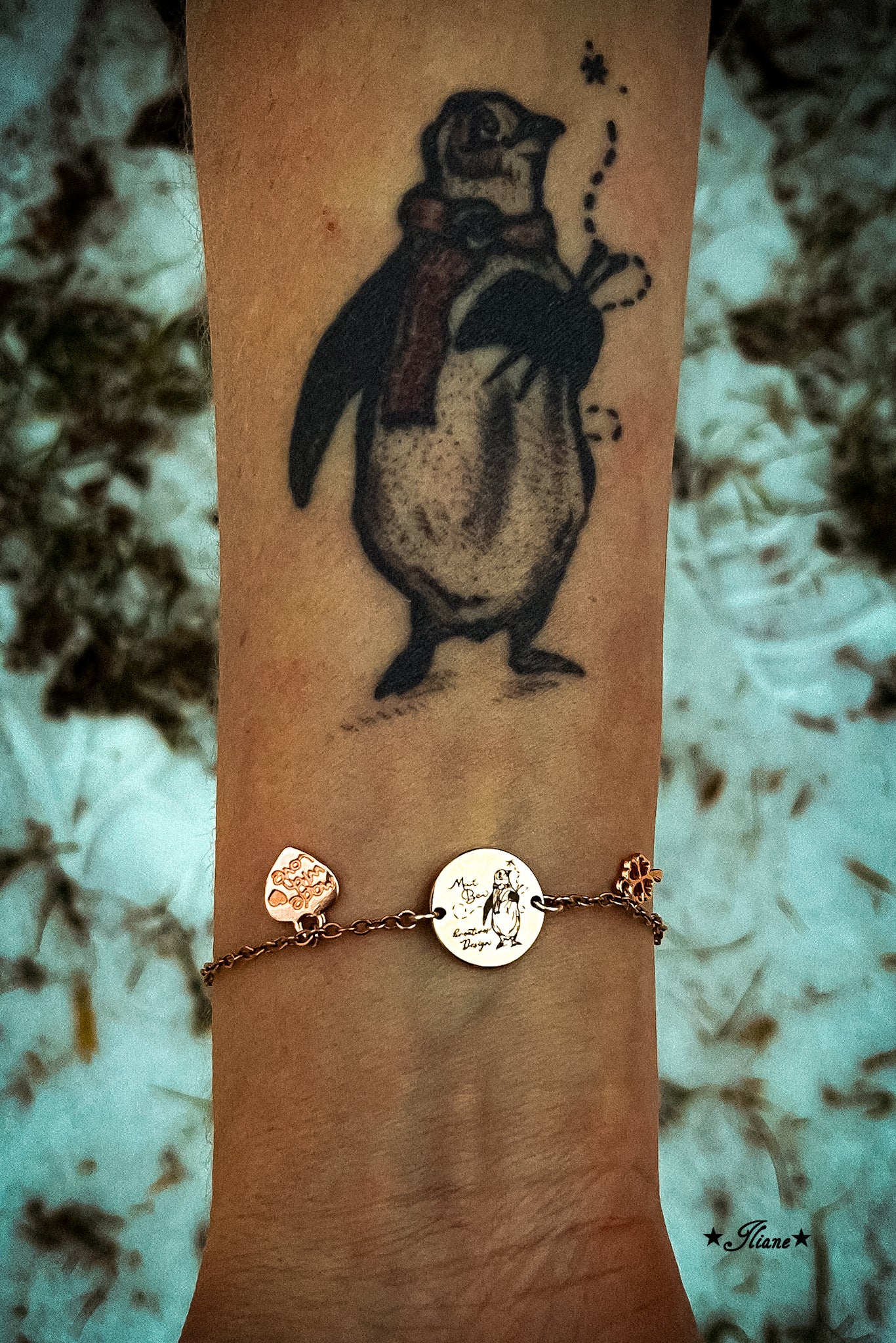 personalisiertes Armband - Namen oder Spruch - Edelstahl silber, gold oder roségoldfarben