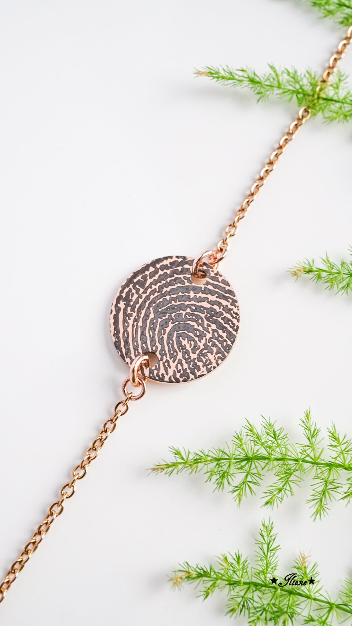 personalisiertes Armband - Namen oder Spruch - Edelstahl silber, gold oder roségoldfarben