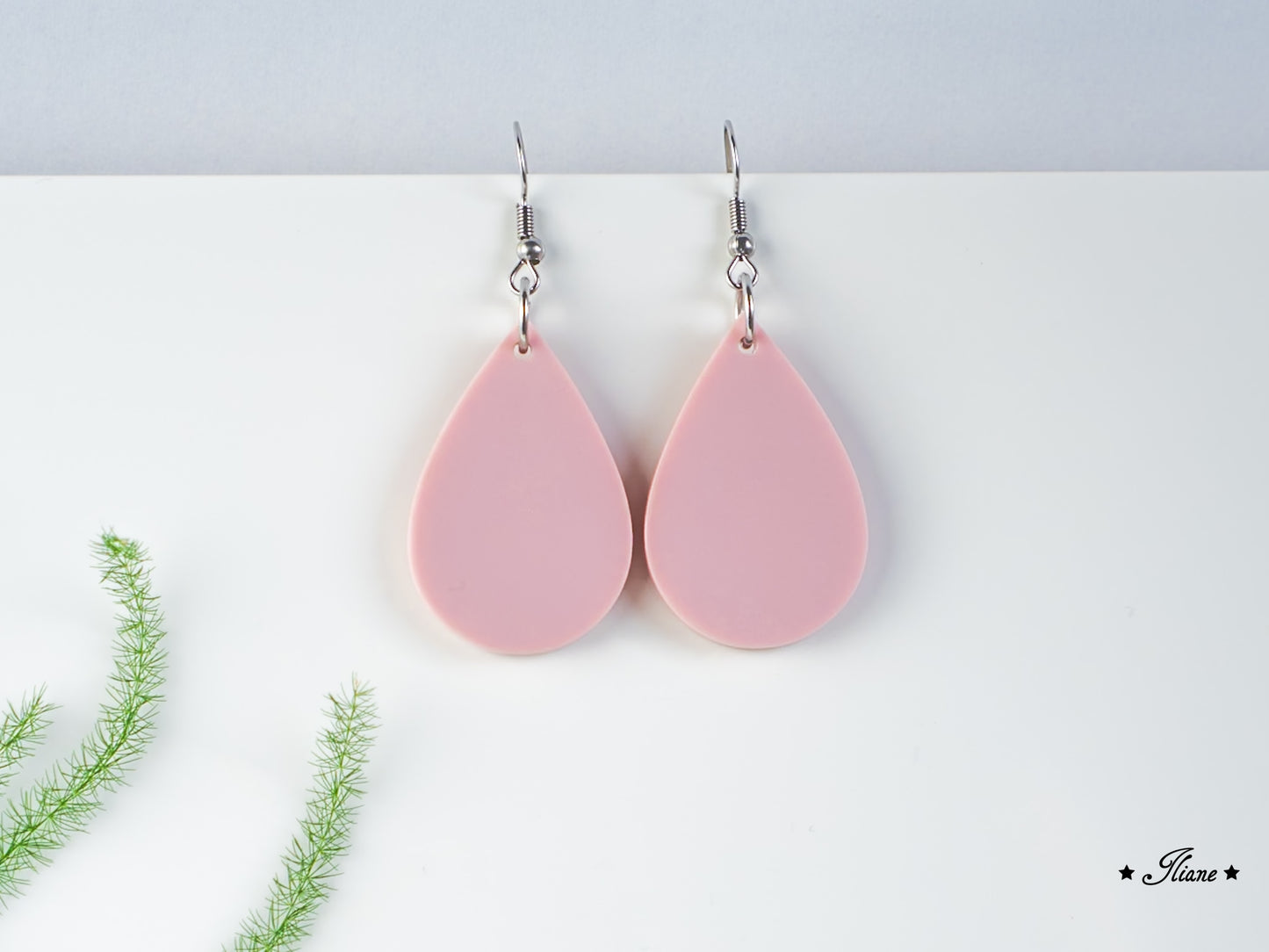 Pastel Collection - Mauve Berry - Acryl-Ohrringe