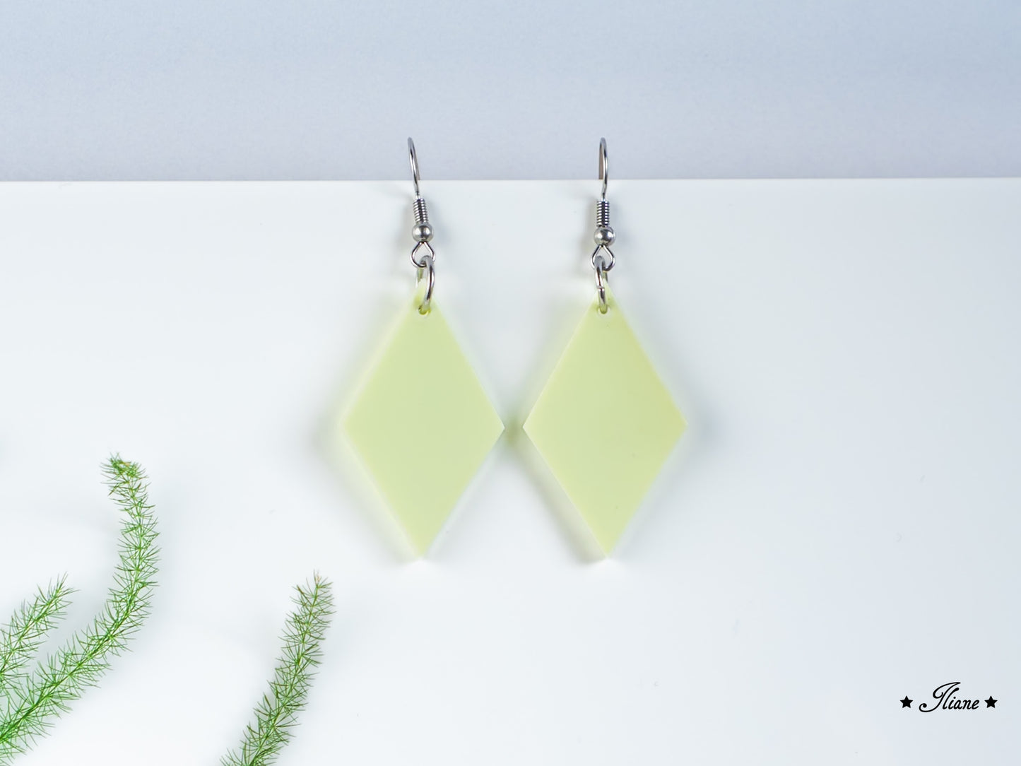 Pastel Collection - Lemon Chiffon - Acryl-Ohrringe