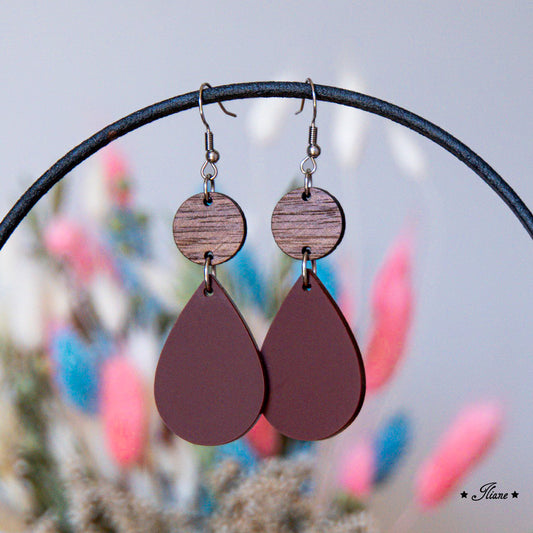 Essential Collection - Brown - Acryl-Ohrringe