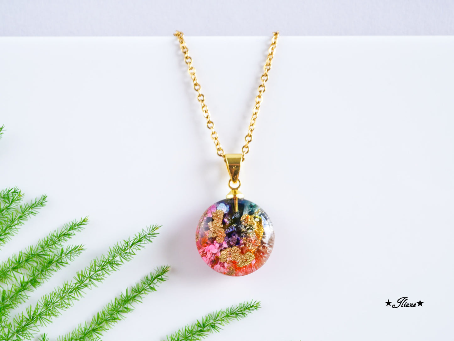 Golden Rainbow - Kette aus Edelstahl gold 0764