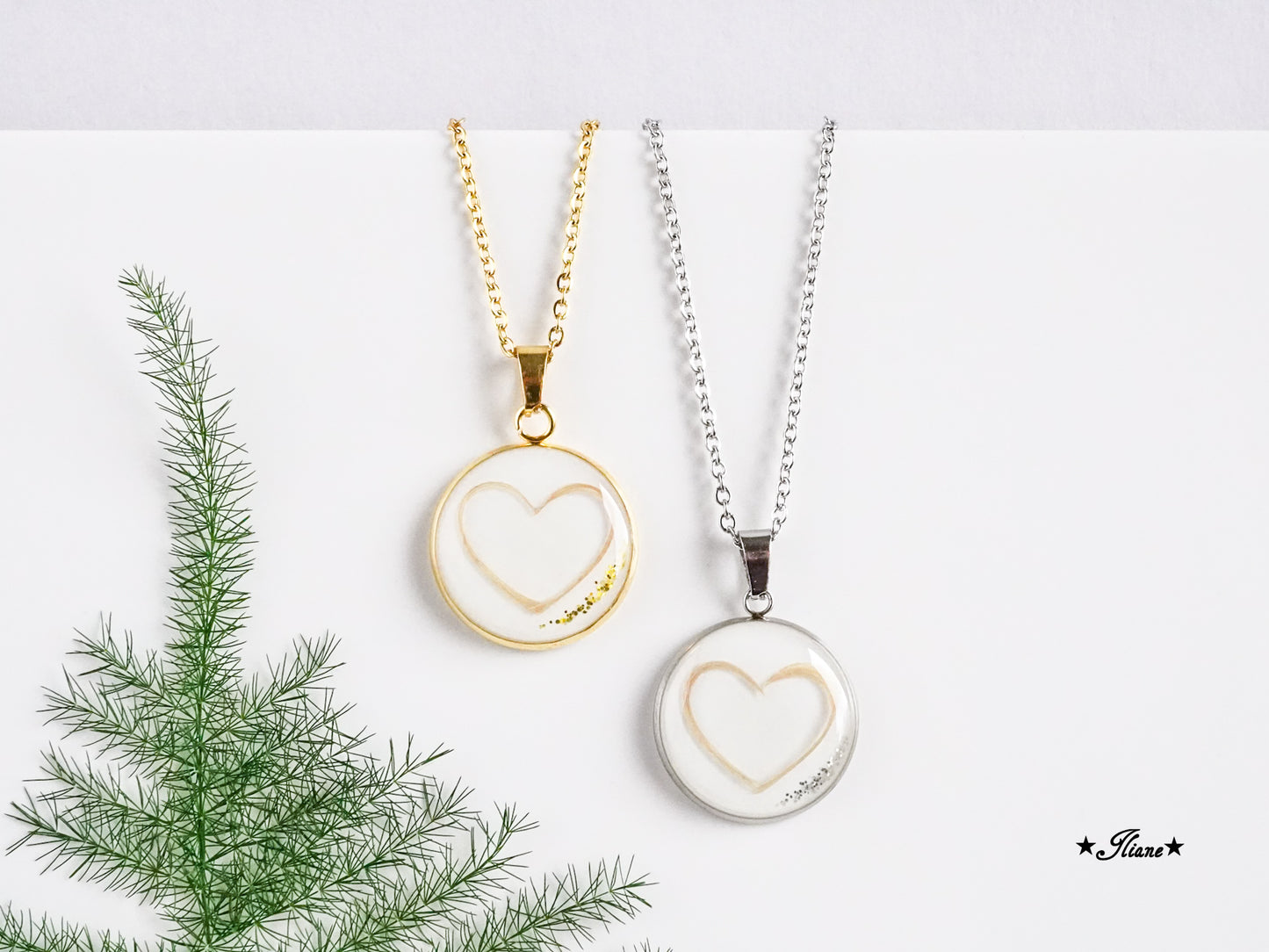 Dein persönliches Erinnerungsschmuckstück mit Fell - Kette rund Edelstahl silber, gold oder roségold