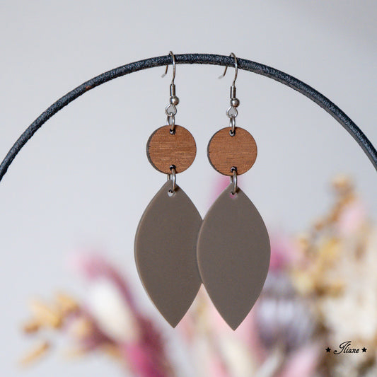 Pastel Collection - Milk Chocolate - Acryl-Ohrringe