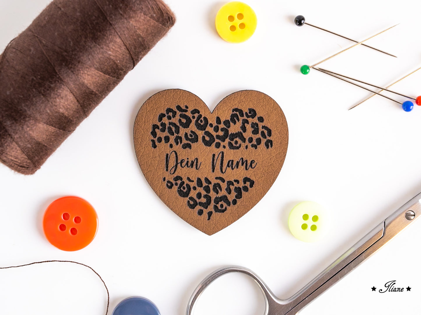 Dein eigenes Leo Label - Herz