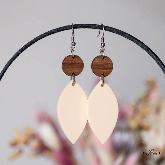 Pastel Collection - Peach Chiffon - Acryl-Ohrringe
