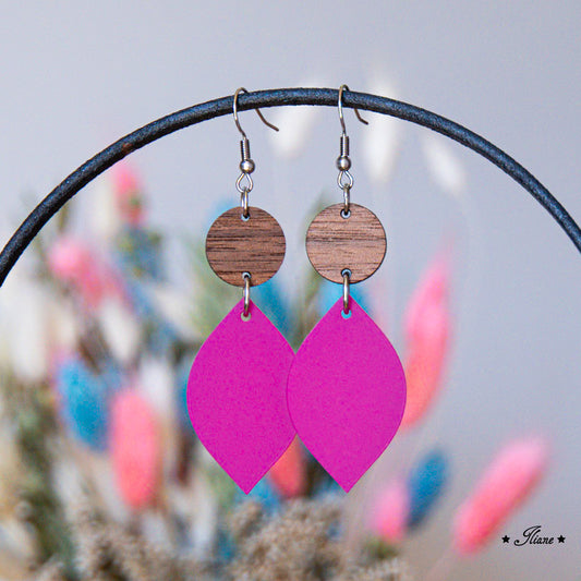 Essential Collection - Hot Pink - Acryl-Ohrringe