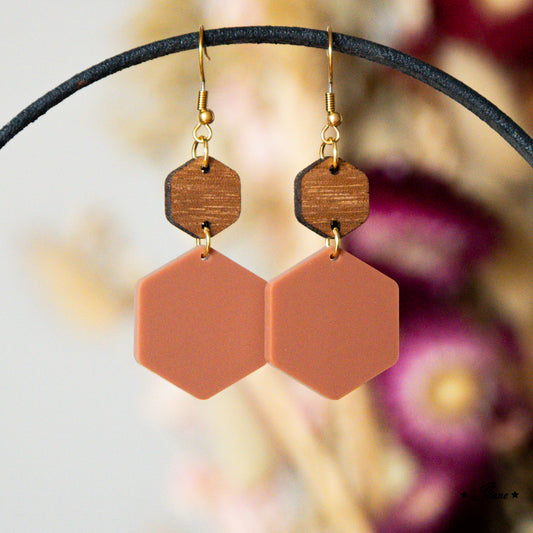 Earth Toned Collection - Ochre - Acryl-Ohrringe