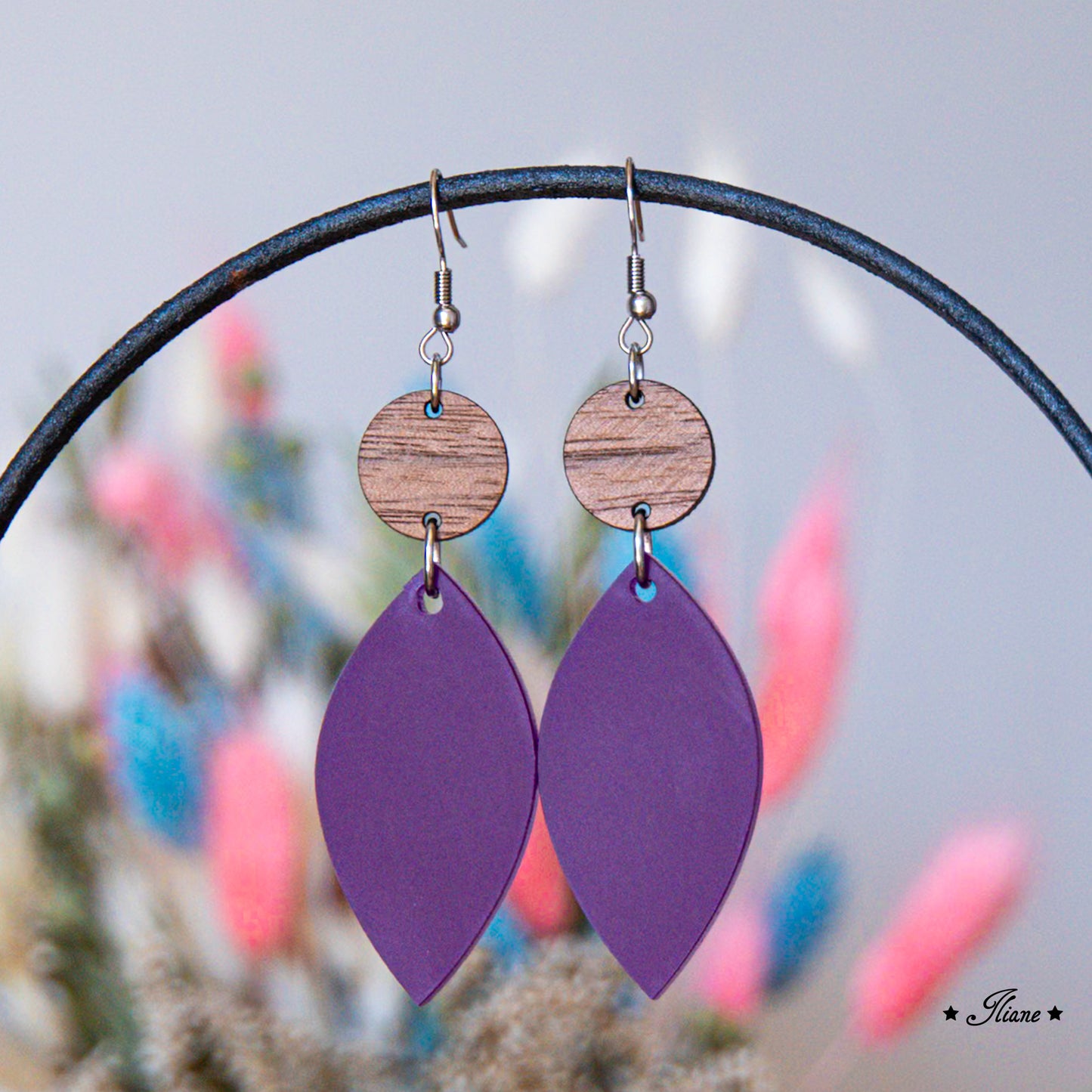 Essential Collection - Purple - Acryl-Ohrringe