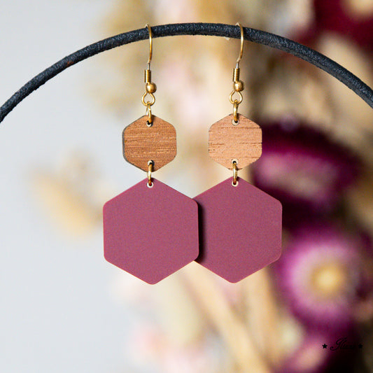 Earth Toned Collection - Mulberry - Acryl-Ohrringe