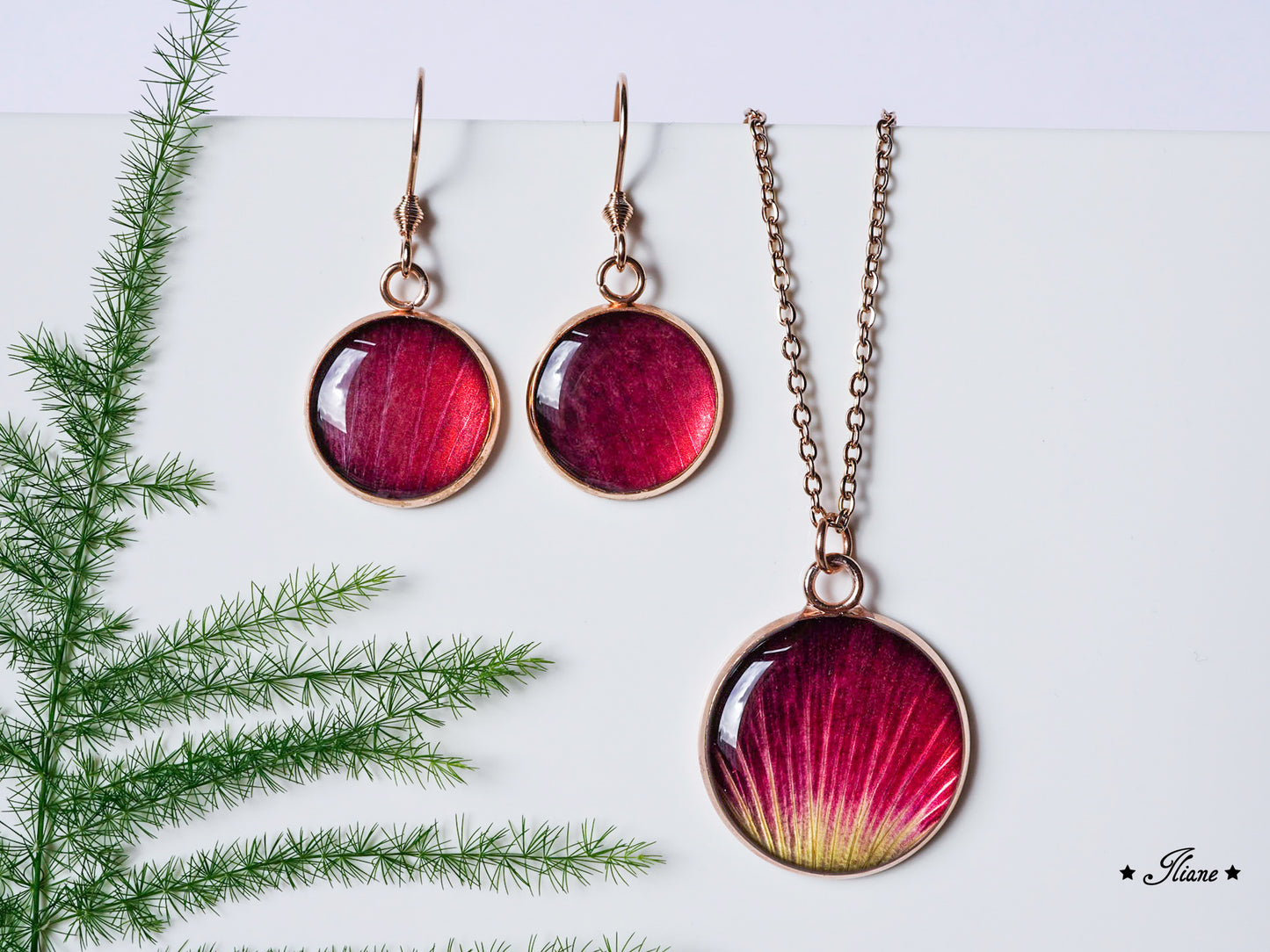 Stockrosen - SET Edelstahl silber, gold oder roségold