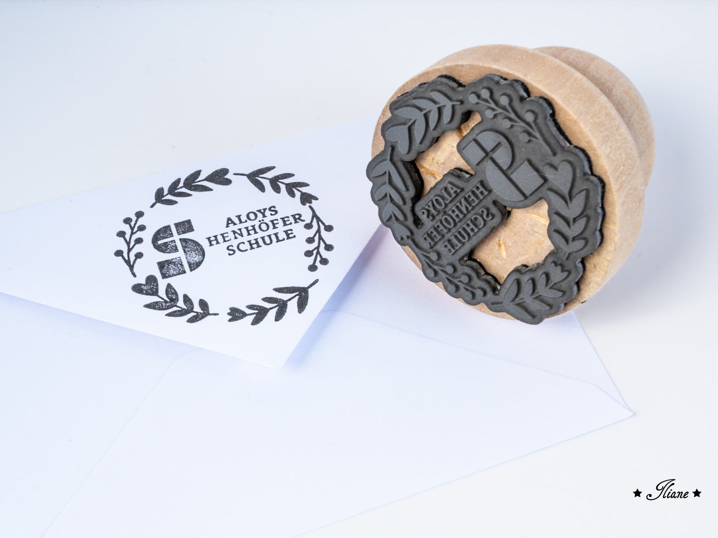 Persönlicher Stempel - Dein individuelles Motiv - groß - rund