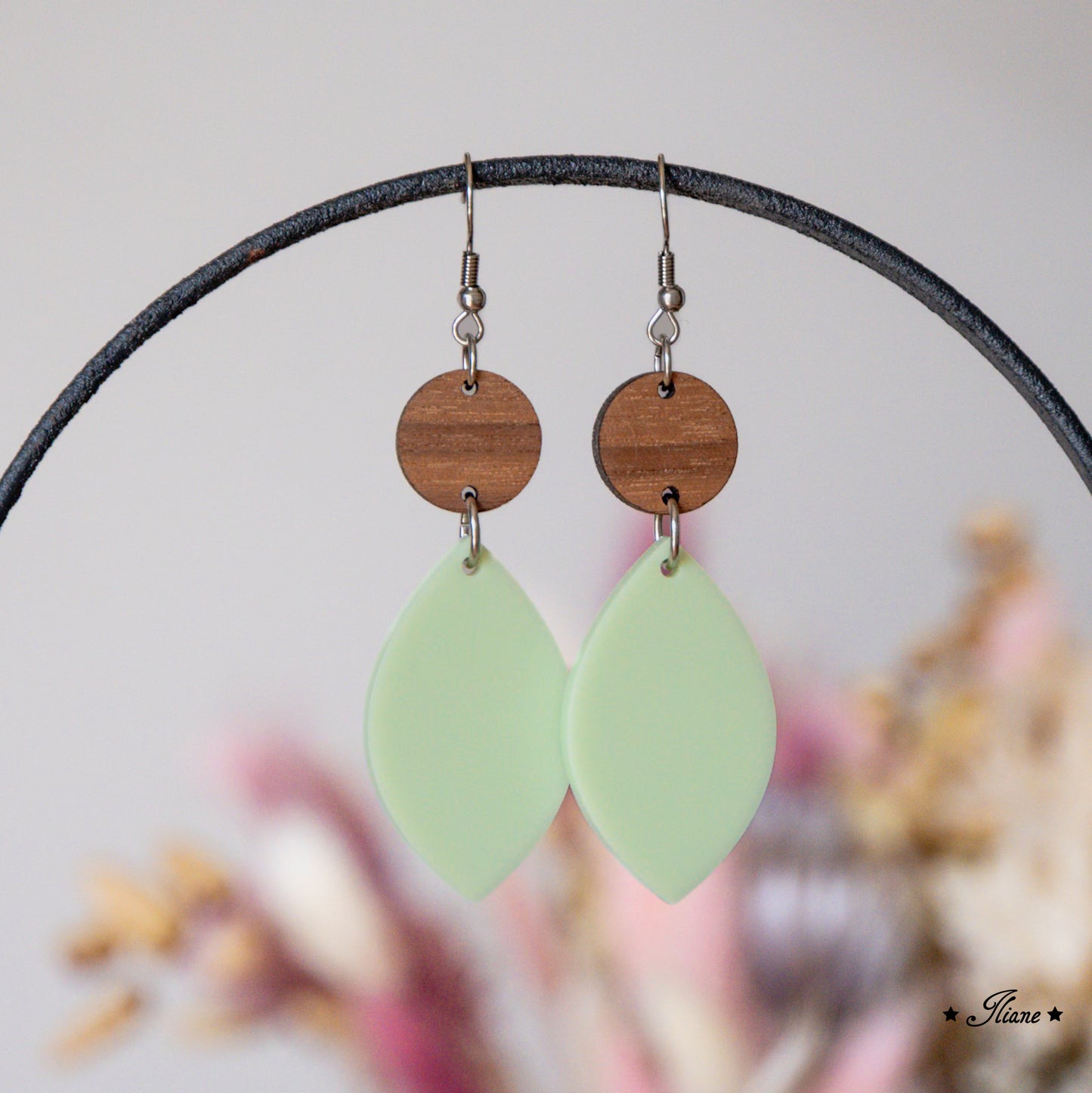 Pastel Collection - Aloe - Acryl-Ohrringe