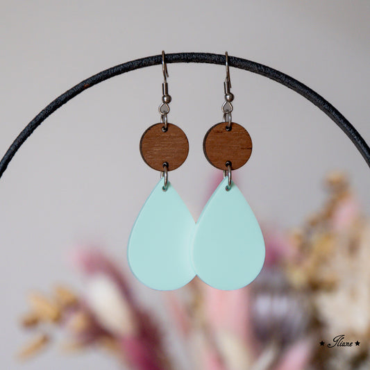 Pastel Collection - Peppermint - Acryl-Ohrringe