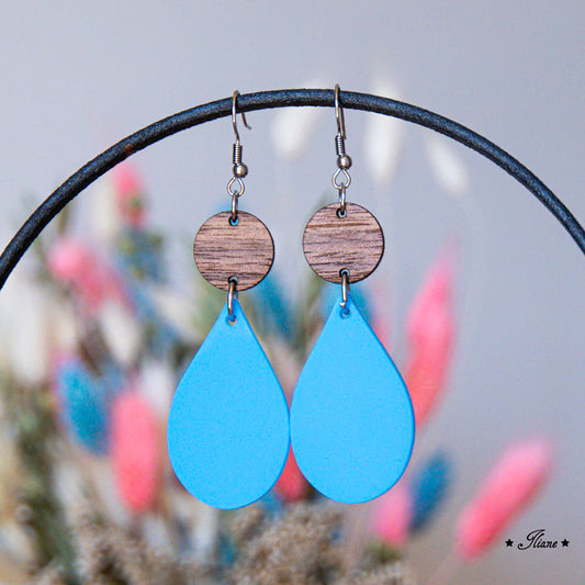 Essential Collection - Light Blue - Acryl-Ohrringe
