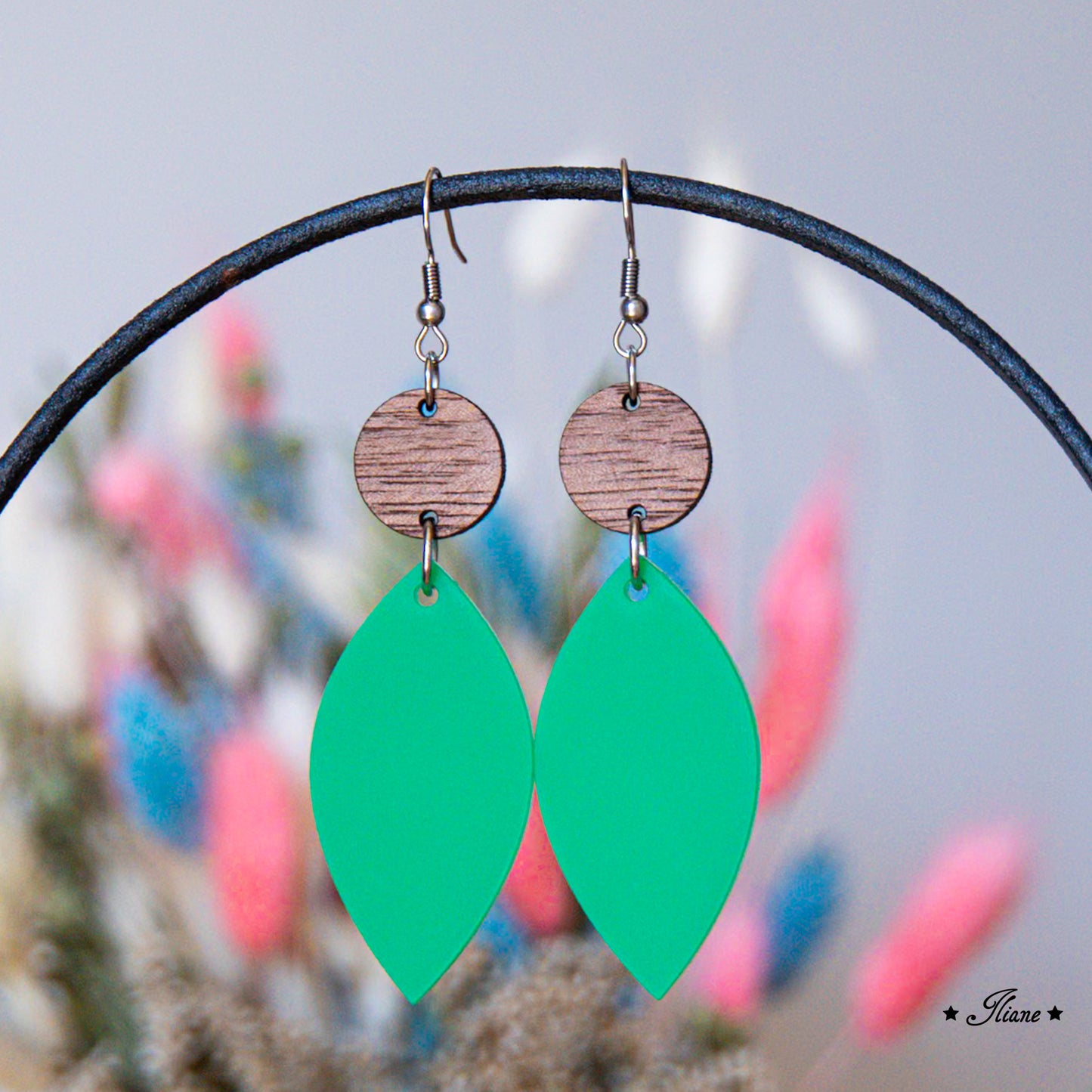 Essential Collection - Green - Acryl-Ohrringe