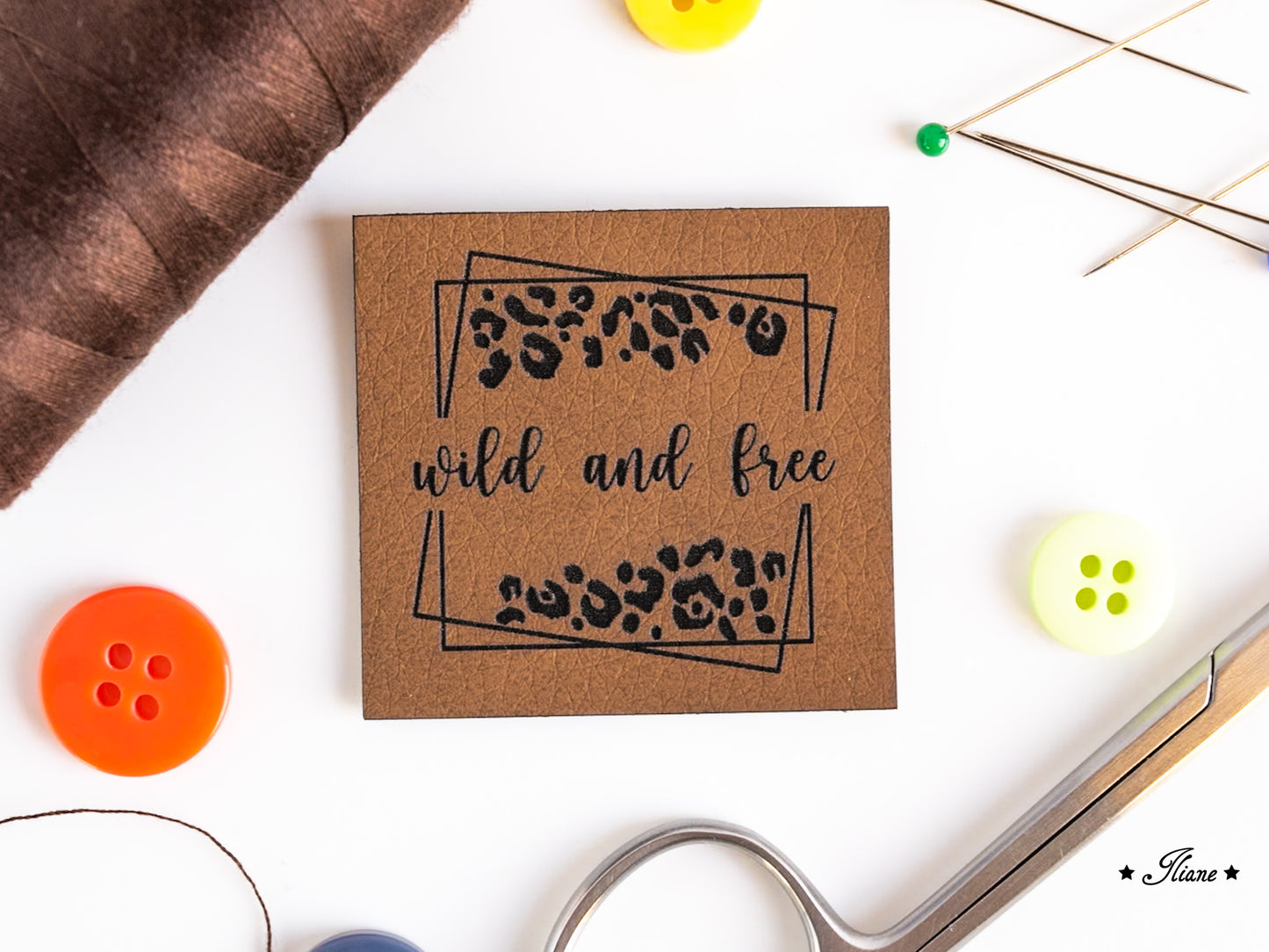 Leo Label - Quadrat - wild and free