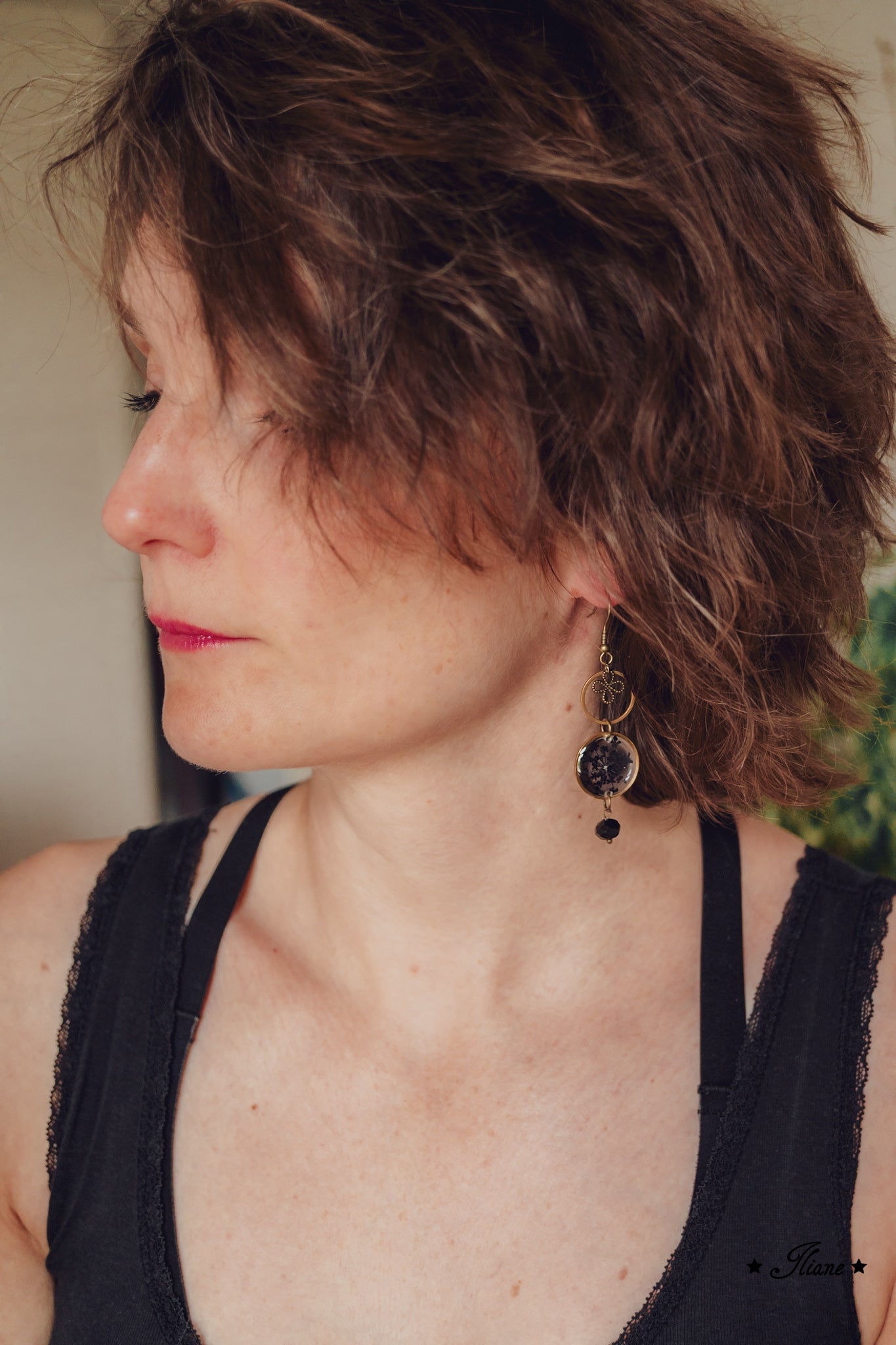 Black Lace #10 - Ohrringe antik bronze