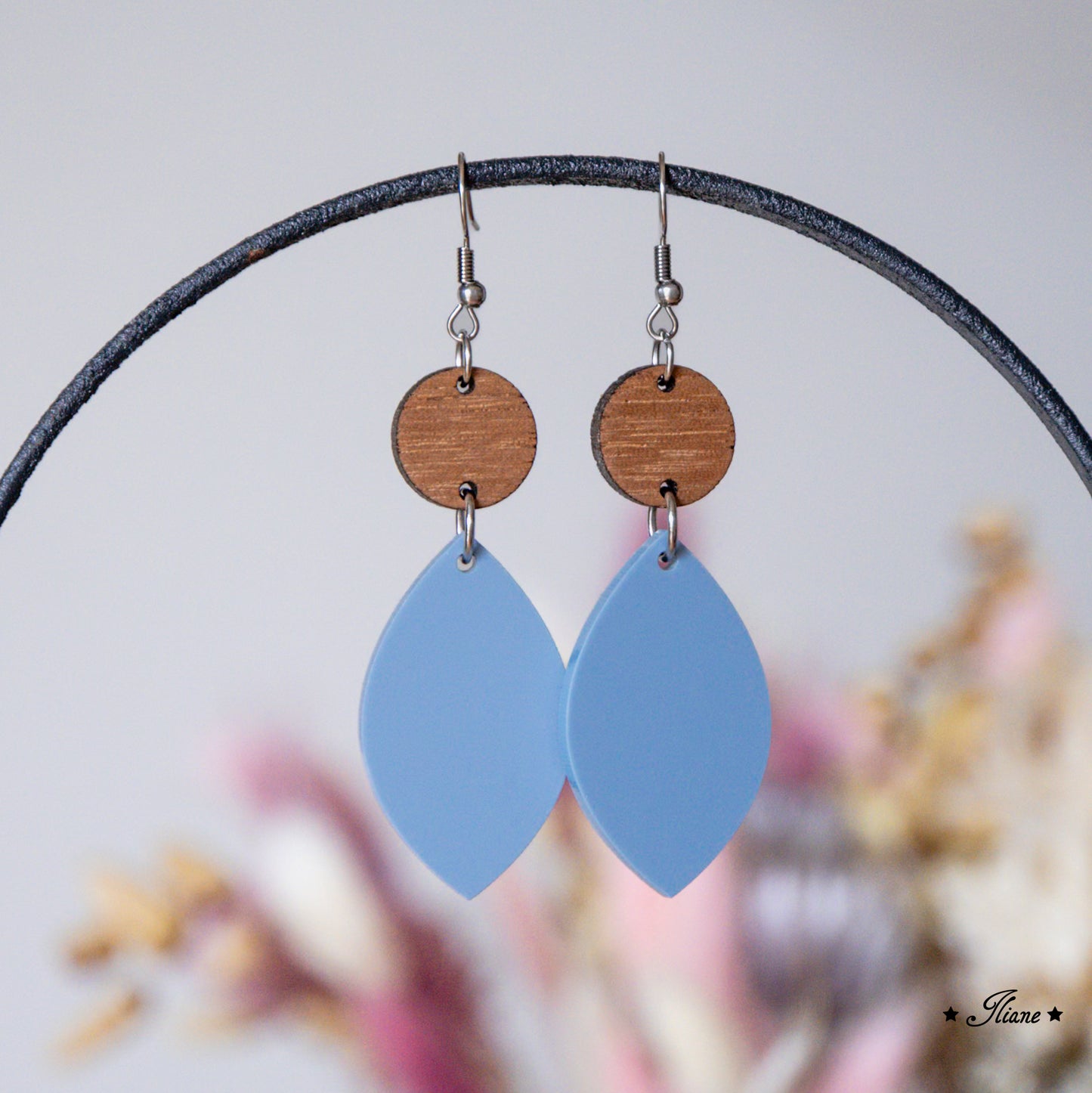 Pastel Collection - Blueberry - Acryl-Ohrringe