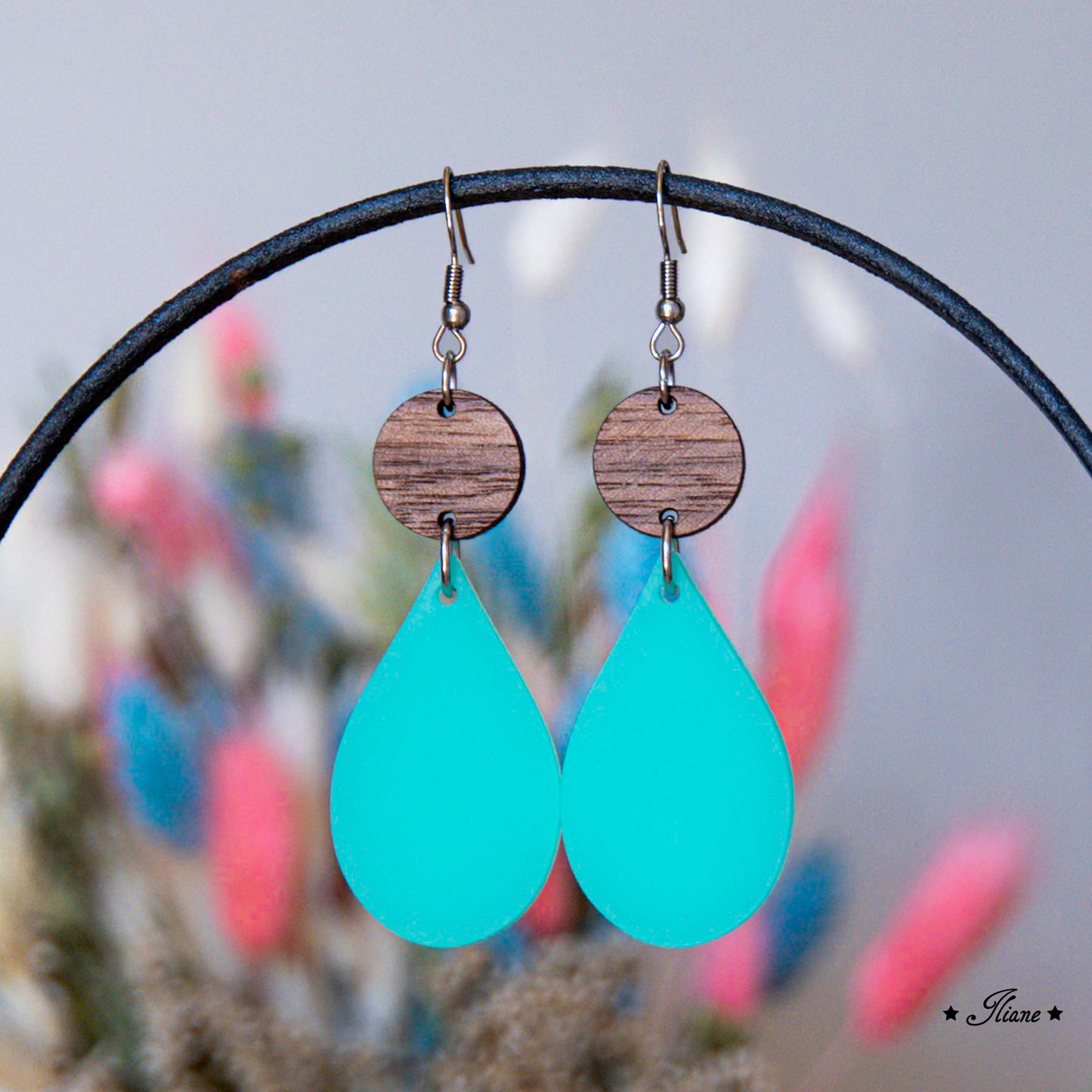 Essential Collection - Teal - Acryl-Ohrringe