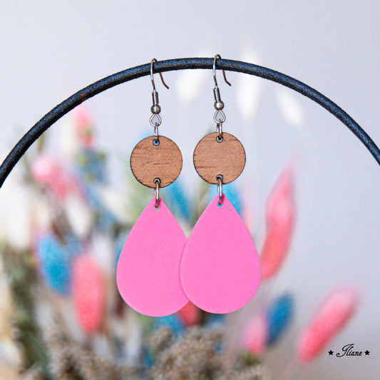 Essential Collection - Pink - Acryl-Ohrringe