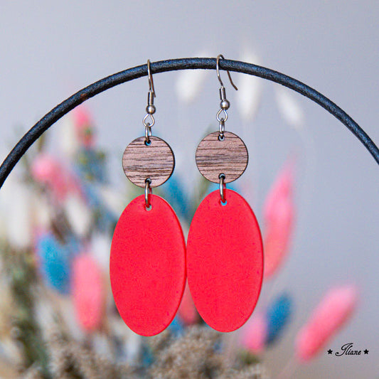 Essential Collection - Red - Acryl-Ohrringe
