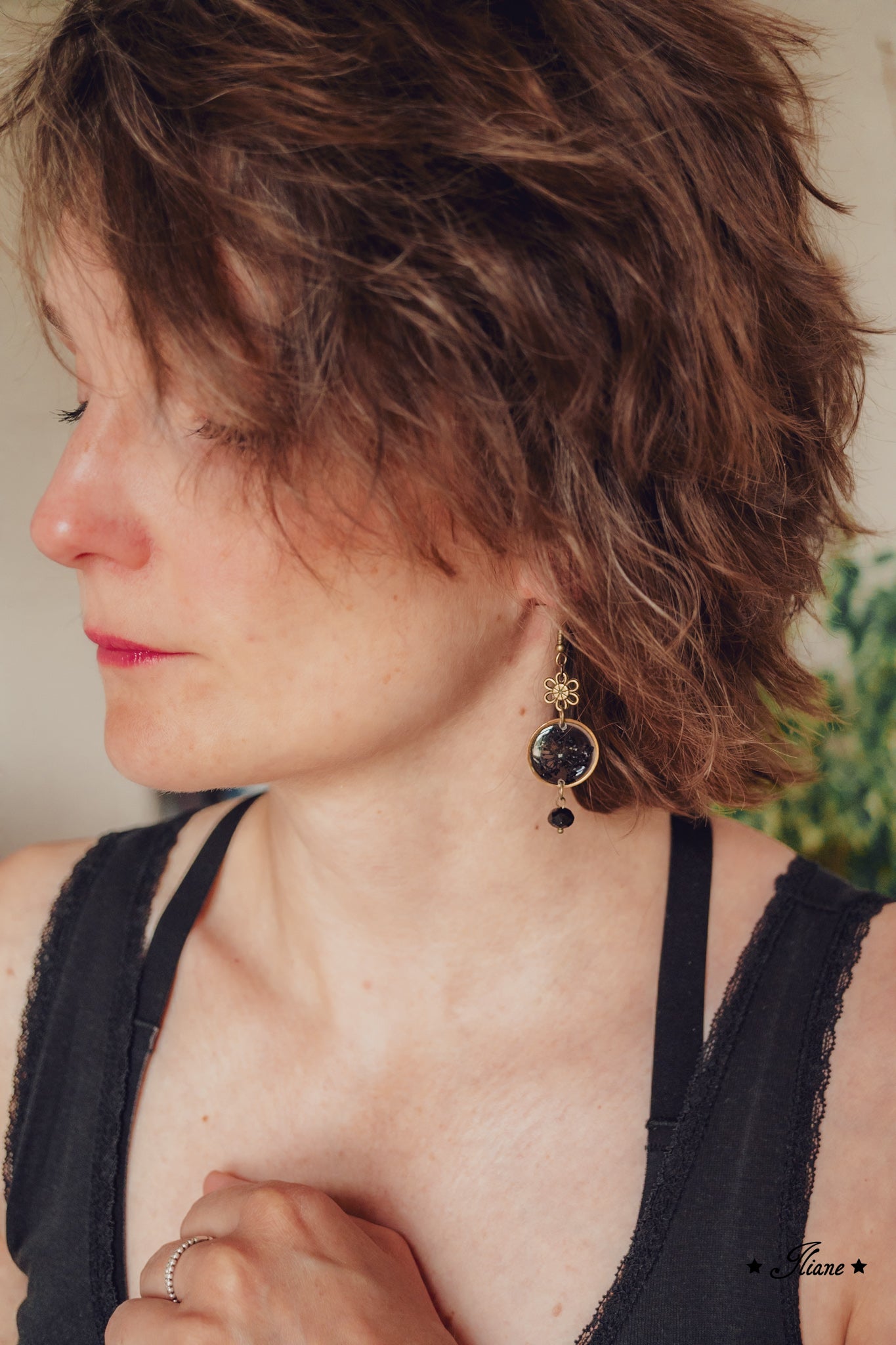 Black Lace #7 - Ohrringe antik bronze