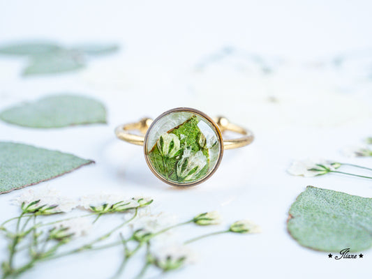 Dein persönliches Erinnerungsschmuckstück aus Deinem Brautstrauß - Ring - Edelstahl silber, gold oder roségold
