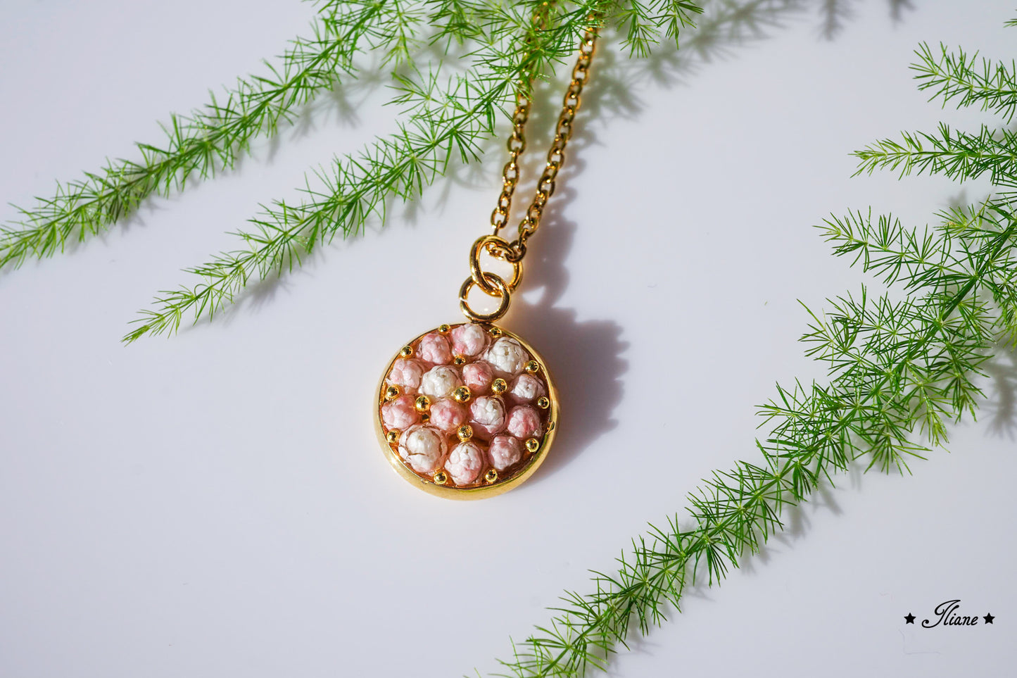 Reisblumen - Edelstahl silber, gold oder roségold 0309