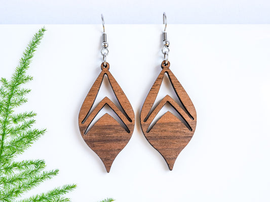 Holzohrringe Boho #4