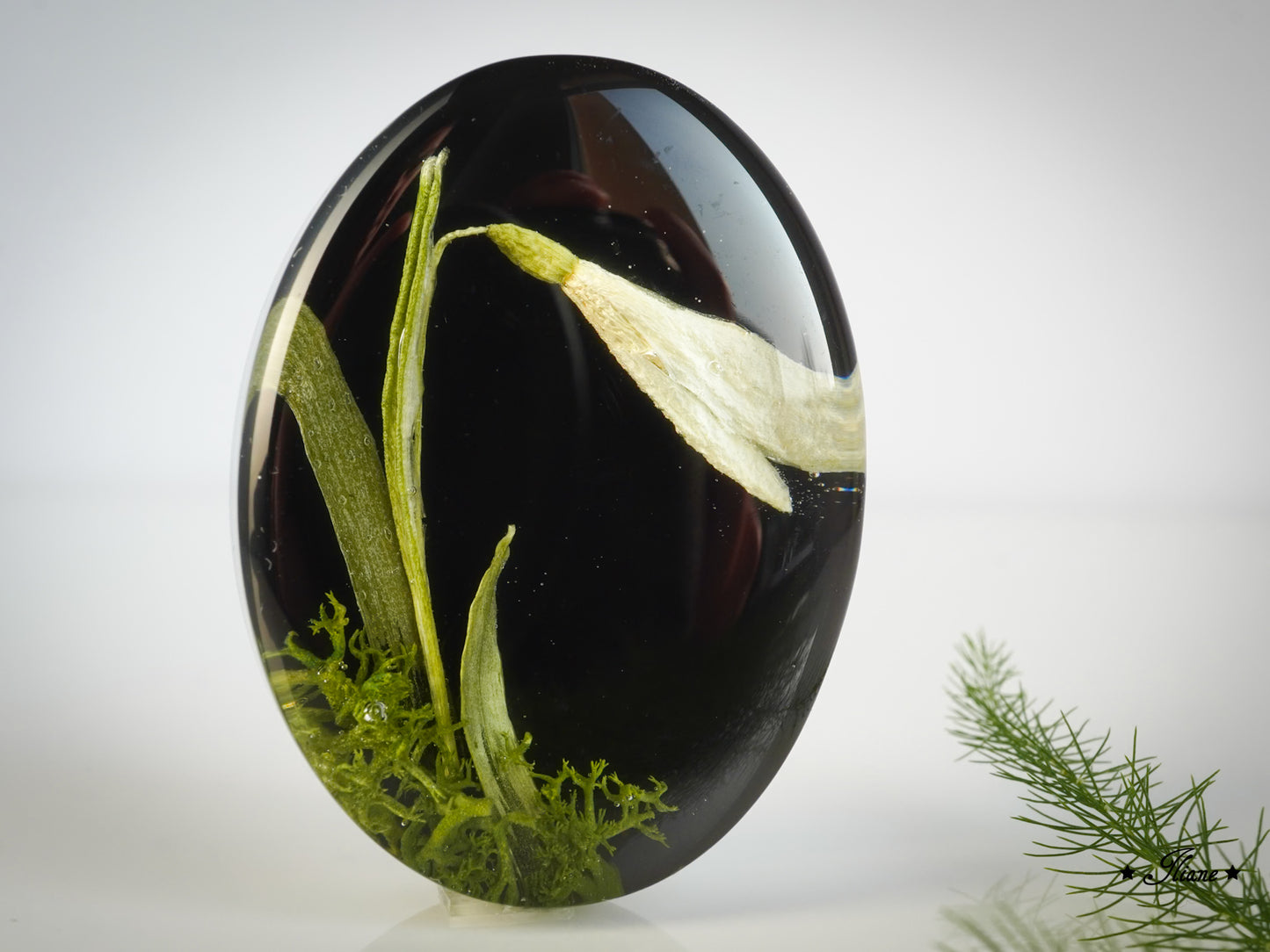 Eirlys - Schneeglöckchen - Kette mit Anhänger - Edelstahl silber, gold oder roségold 0834