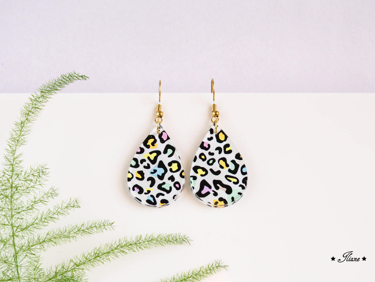 Leo Collection - Pastell - Acryl-Ohrringe