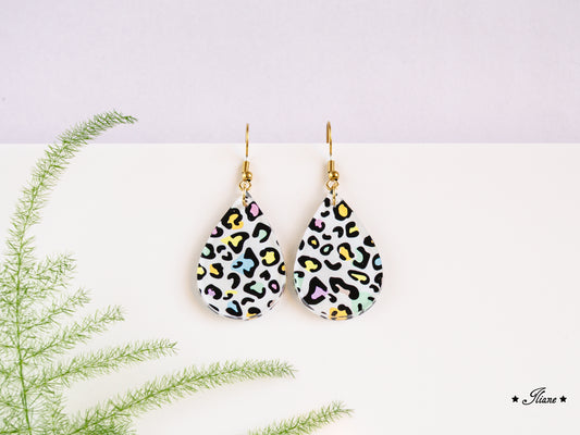 Leo Collection - Pastell - Acryl-Ohrringe
