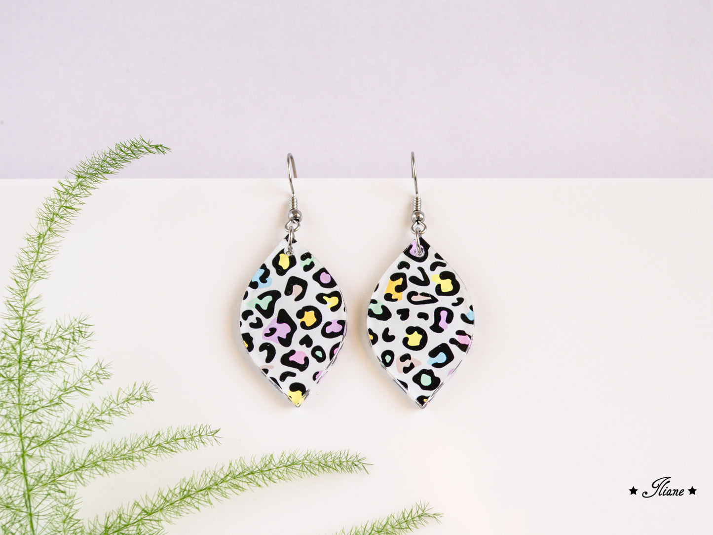 Leo Collection - Pastell - Acryl-Ohrringe