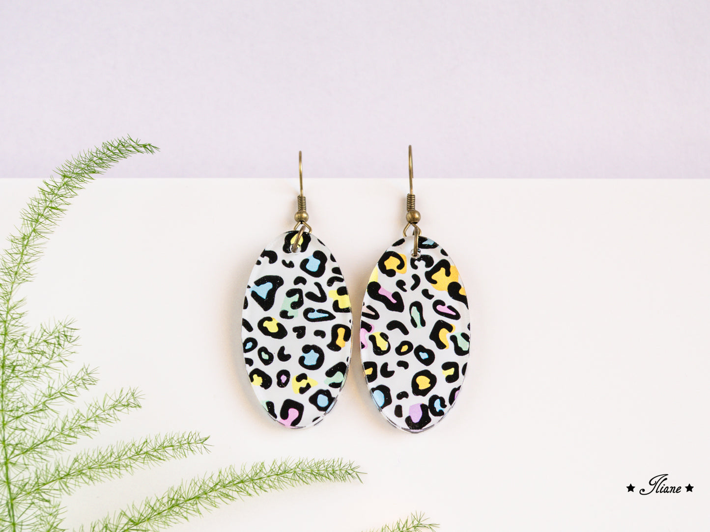 Leo Collection - Pastell - Acryl-Ohrringe