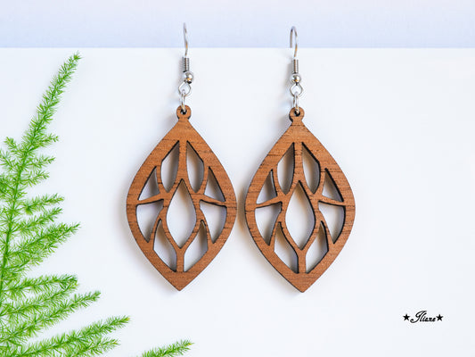 Holzohrringe Boho #2