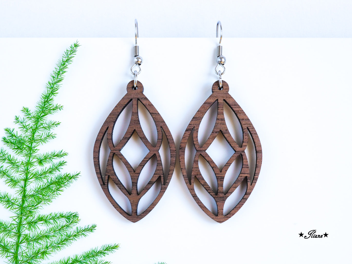 Holzohrringe Boho #5