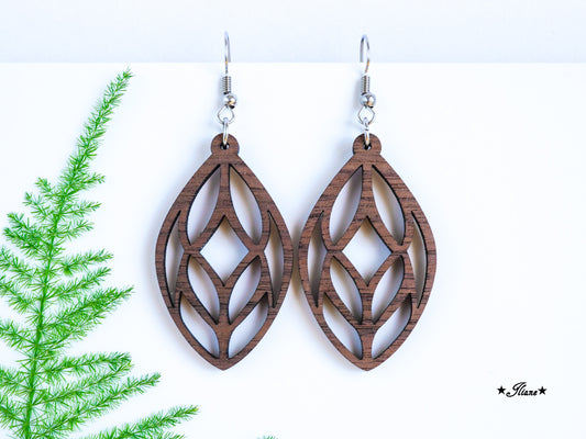 Holzohrringe Boho #5