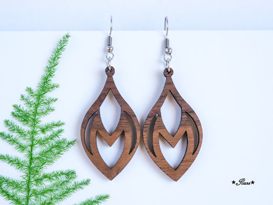 Holzohrringe Boho #8