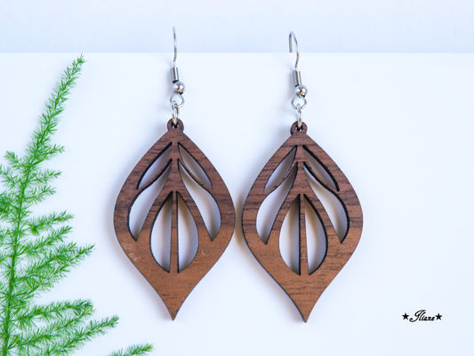 Holzohrringe Boho #9